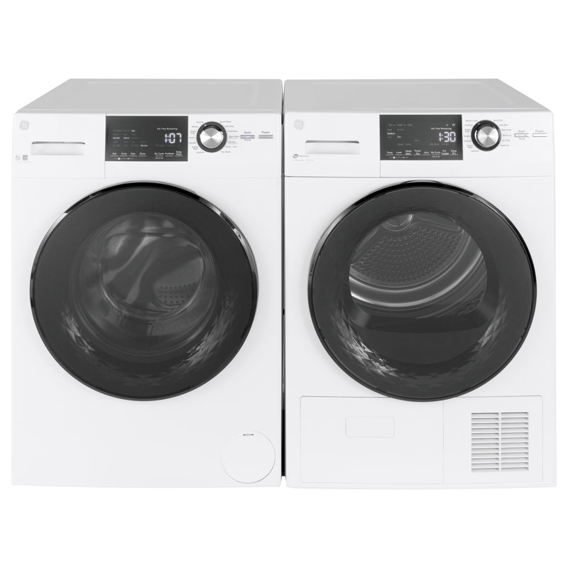 GE Appliances Washer & Dryer Set with Stackable 2.4 Cubic Feet Front